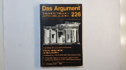 Haug, Frigga / Wolfgang Fritz Haug (Hrsg.)  Das Argument. Zeitschrift fr Philosophie und Sozialwissenschaften. 40. Jg. 1998, Heft 226: Anders wirtschaften, anders arbeiten. 
