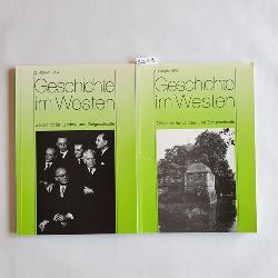Brauweiler Kreis (Hrsg.)  Geschichte im Westen. Zeitschrift fr Landes- und Zeitgeschichte. 1. + 2. Halbjahr 1994 (2 BCHER; Jahrgang 9, Heft 1 + 2). 