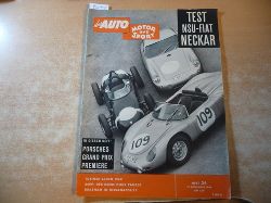 (Hrsg.) Pietsch, Paul  DAS AUTO, MOTOR UND SPORT. Heft 24/19. November 1960 