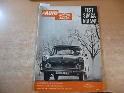 (Hrsg.) Pietsch, Paul  DAS AUTO, MOTOR UND SPORT. Heft 5/26. Februar 1961 