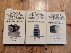 Reich-Ranicki, Marcel (Hrsg.)  Romane von gestern - heute gelesen Band. 1., 1900-1918 + Band. 2., 1918-1933 + Band. 3, 1933-1945 (3 BCHER) 