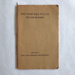   Der Brief des Paulus an die Rmer. 