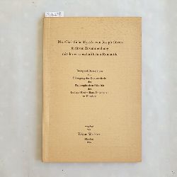 Walter, Viktor   Die "Christliche Mystik" von Joseph Grres in ihrem Zusammenhang mit der wissenschaftlichen Romantik 