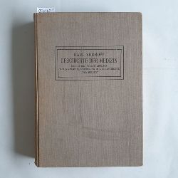 Sudhoff, Karl  Kurzes Handbuch der Geschichte der Medizin 