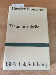 Adorno, Theodor W.  Traumprotokolle 
