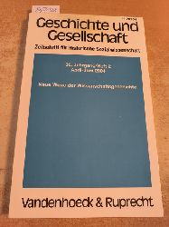Diverse  Geschichte und Gesellschaft. Zeitschrift fr Historische Wissenschaft. 30. Jahrgang / Heft 2. Neue Wege der Wissenschaftsgeschichte (April - Juni 2004) 