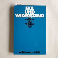 Krohn, Claus-Dieter [Hrsg.]  Exil und Widerstand 