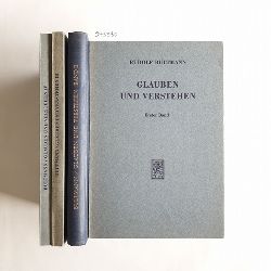 Bultmann, Rudolf  Glauben und Verstehen. Gesammelte Aufstze - erster, zweiter, dritter und vierter Band - (4 Bcher) 