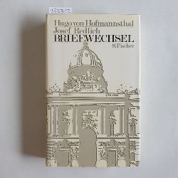 Hofmannsthal, Hugo von ; Redlich, JosefFussgnger, Helga  Hugo von Hofmannsthal ; Josef Redlich: Briefwechsel 