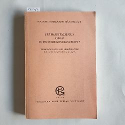 Adorno, Theodor W. [Hrsg.]  Sptkapitalismus oder Industriegesellschaft ? 