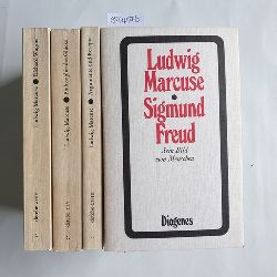 Marcuse, Ludwig.  Ludwig Marcuse Konvolut (4 BCHER) Philosophie des Glcks + Das denkwrdige Leben des Richard Wagner + 