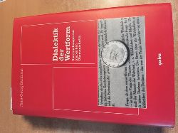 Backhaus, Hans-Georg (Verfasser)  Dialektik der Wertform Untersuchungen zur Marxschen konomiekritik 