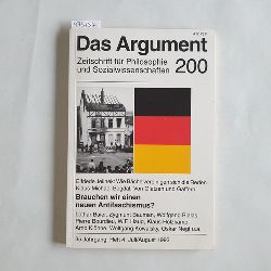   Das Argument. Zeitschrift fr Philosophie und Sozialwissenschaften. 35. Jg. 1993, Heft 4: Bd. 200 Brauchen wir einen neuen Antifaschismus? 