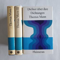 Mann, Thomas  Dichter ber ihre Dichtungen Thomas Mann (3 Bnde komplett) 