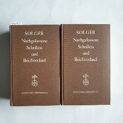 Solger, Karl Wilhelm Ferdinand  Nachgelassene Schriften und Briefwechsel (2 BNDE) 