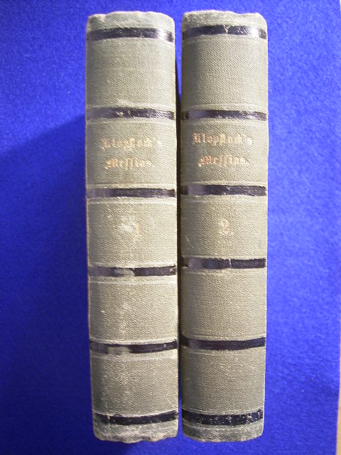 Klopstock, Friedrich Gottlieb.  Familien-Bibliothek der Deutschen Classiker, Band 39 - 41: Klopstock`s Messias. I. - IV. Teil. 