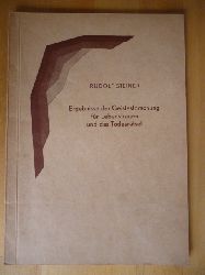 Steiner, Rudolf.  Ergebnisse der Geistesforschung fr Lebensfragen und das Todesrtsel. Ergebnisse der Geistesforschung, Band V. 