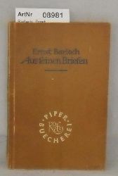 Barlach, Ernst   Aus seinen Briefen 