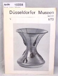 Graf, Dieter / Storck, Gerhard  Dsseldorfer Museen Bulletin V - 1/73 - Januar bis Mrz 1973 