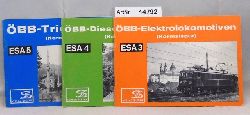 Stockklausner, Johann  Eisenbahn-Sammelheft (ESA) BB-Lokomotiven - Konvolut mit 3 Heften 