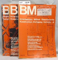 Kohlhammer, Robert und Konrad (Hrsg.)  Bau + Mbelschreiner 1974. 3 Monatshefte 