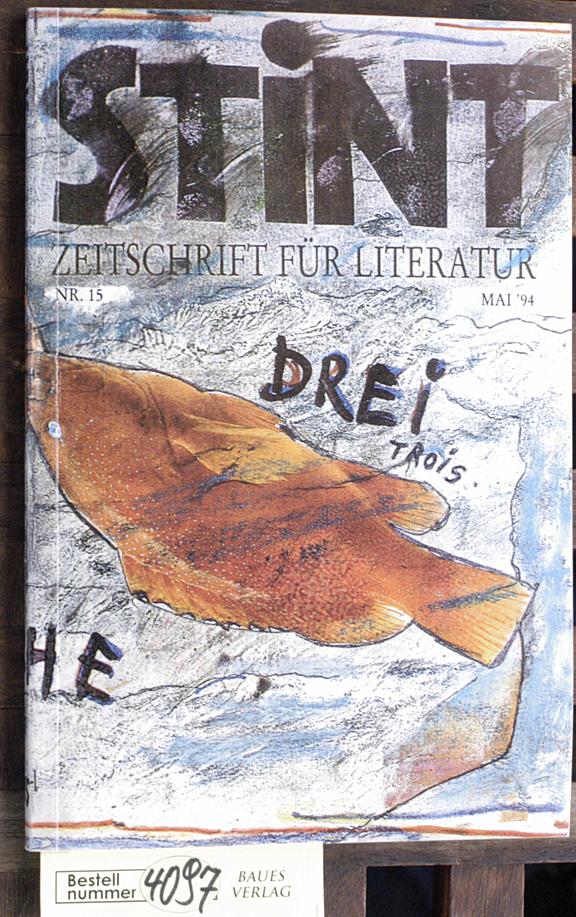 Dierking, Jürgen [Red.].  Stint Zeitschrift für Literatur 15 