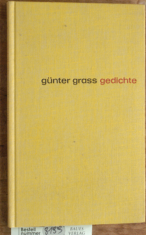 Grass, Günter und Heinz Schöffler.  Gedichte. Hrsg. von Heinz Schöffler 