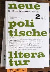 Aretin, Karl Otmar von [Hrsg.].  Neue politische Literatur. 2 - 3 / 2012. 2 Ausgaben. Berichte ber das internationale Schrifttum. 