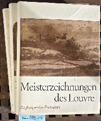 Serullaz, Maurice [Hrsg.] und Roseline [Hrsg.] Bacou.  Meisterzeichnungen des Louvre. Die franzsischen Zeichnungen. Die deutschen, flmischen und hollndischen Zeichnungen. Die italienischen Zeichnungen. 3 Bcher. 