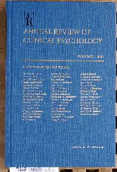 Nolen-Hoeksema, Susan, Tyrone D. Cannon and Thomas Widiger.  Annual Review of Clinical Psychology Volume 1. 