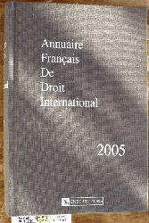   Annuaire franais de droit international Li 2005 Cinquantenaire de L`Annuaire Francais de droit International 