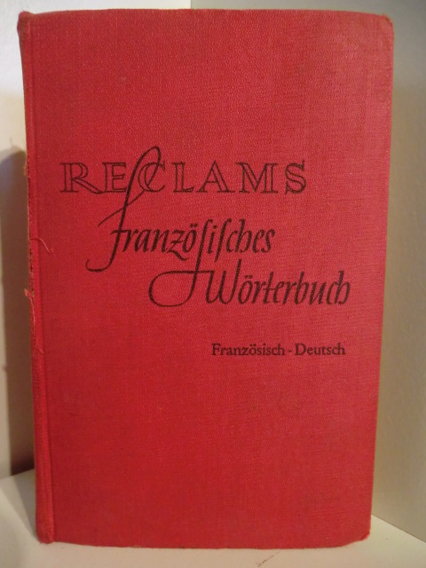 Köhler-Grander  Reclams französisches Wörterbuch. Französisch-Deutsch 