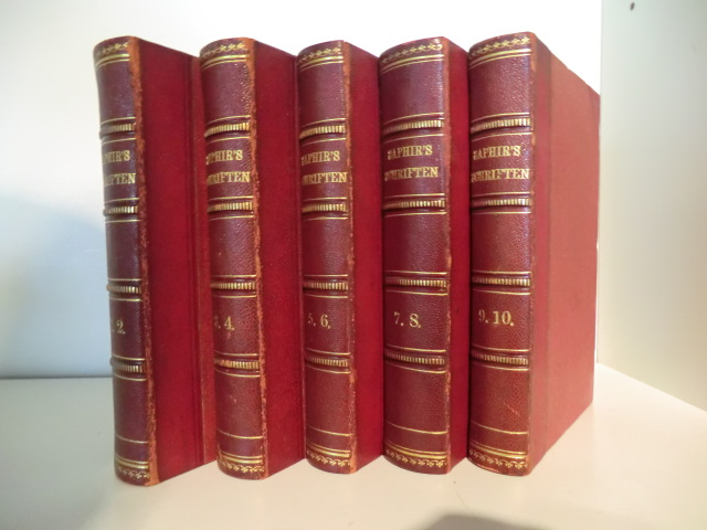 Saphir. M. G.  M. G. Saphir. Ausgewählte Schriften. Cabinets-Ausgabe, 10 Bände in 5 Büchern 