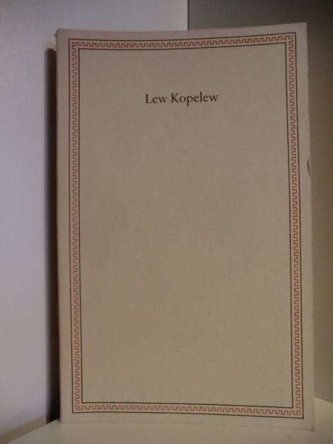 Vorwort von Günther Christiansen  Lew Kopelew. Ansprache aus Anlass der Verleihung des Friedenspreises des Deutschen Buchhandels 