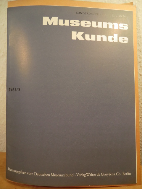 Daltrop, Georg  Das Akropolismuseum und die Stoa des Attalos II. in Athen. Sonderdruck "Museumskunde" 1963/3 