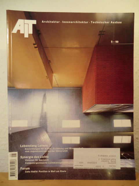 Drabarczyk vel Grabarczyk, Liselotte / Weinbrenner, Karl-Heinz (Hrsg.)  AIT - Architektur - Innenarchitektur - Technischer Ausbau. Ausgabe 5 / 1999. Titel: Öffentliche Bauten 