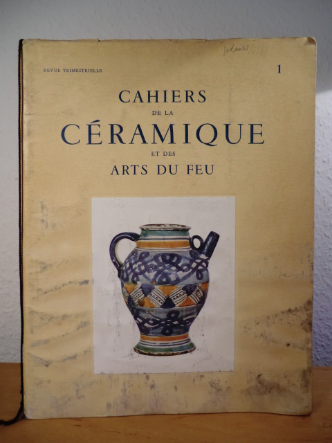 La Société des Amis du Musée National de Céramique  Cahiers de la Céramique et des Arts du Feu. Revue Trimestrielle. Sommaire, No. 1, Décembre 1955 