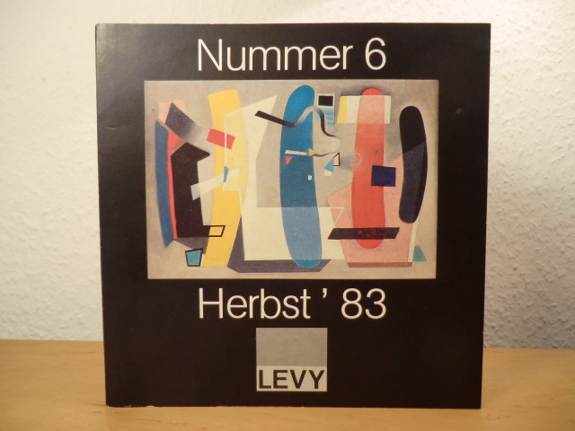 Galerie Thomas Levi Hamburg:  Katalog Nummer 6, Herbst `83 