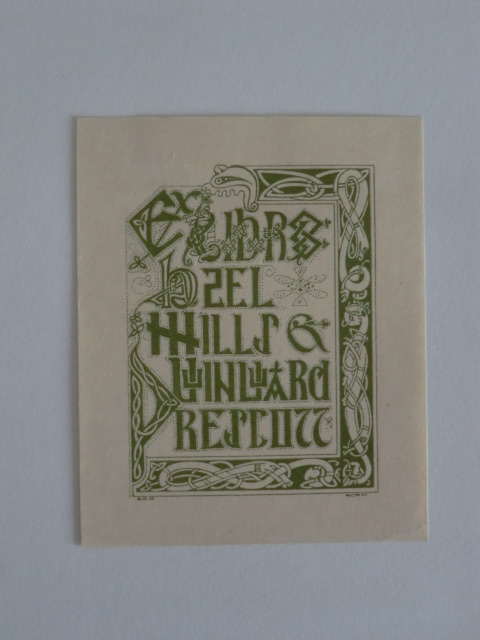 Unbekannter Künstler:  Exlibris Hazel Mills and Winward Prescott 