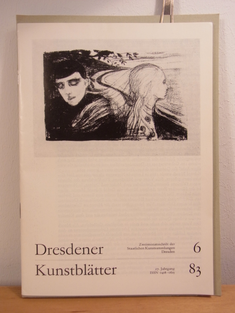 Perßen, Karin (Red.):  Dresdner Kunstblätter. Zweimonatsschrift der Staatlichen Kunstsammlungen Dresden. 27. Jahrgang 1983, Heft 6 