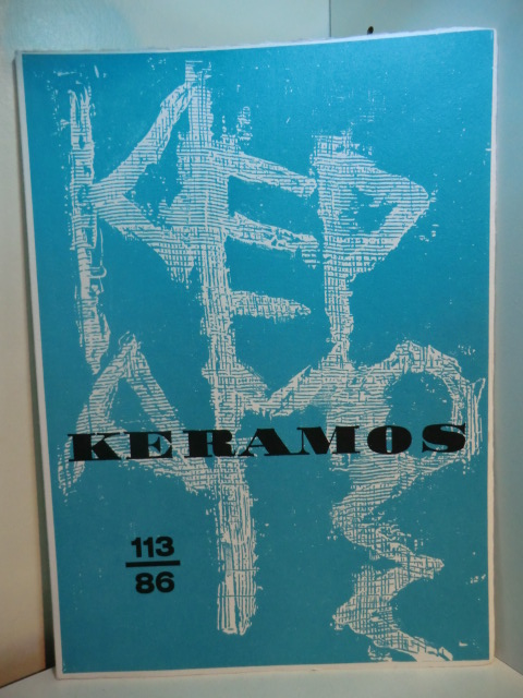 Meinz, Manfred (Red.):  Keramos. Zeitschrift der Gesellschaft der Keramikfreunde. Heft 113, Juli 1986 