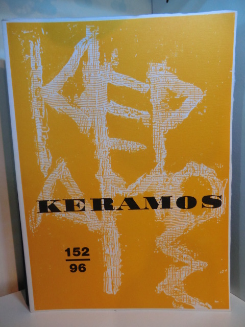 Meinz, Manfred:  Keramos. Zeitschrift der Gesellschaft der Keramikfreunde. Heft 152, April 1996 
