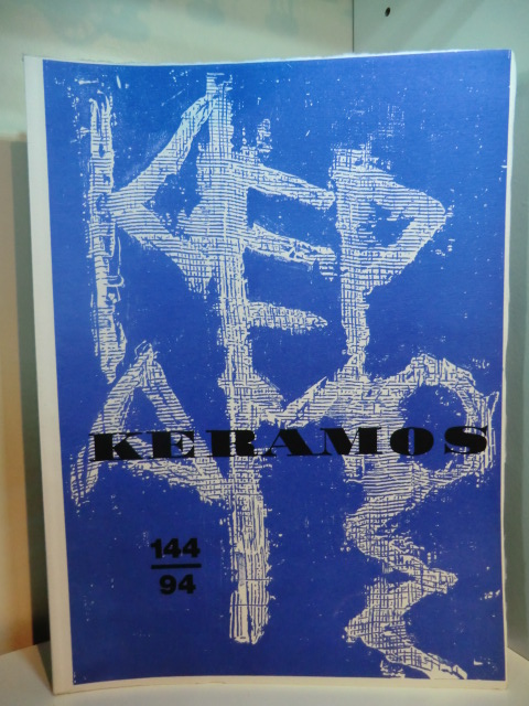 Meinz, Manfred:  Keramos. Zeitschrift der Gesellschaft der Keramikfreunde. Heft 144, April 1994 