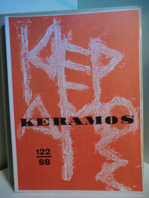 Meinz, Manfred:  Keramos. Zeitschrift der Gesellschaft der Keramikfreunde. Heft 122, Oktober 1988 