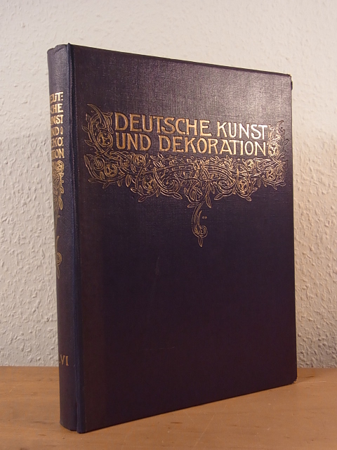 Koch, Alexander:  Deutsche Kunst und Dekoration. Illustrierte Monatshefte für moderne Malerei, Plastik, Architektur, Wohnungs-Kunst und künstlerische Frauen-Arbeiten. Band 46, April 1920 - September 1920 