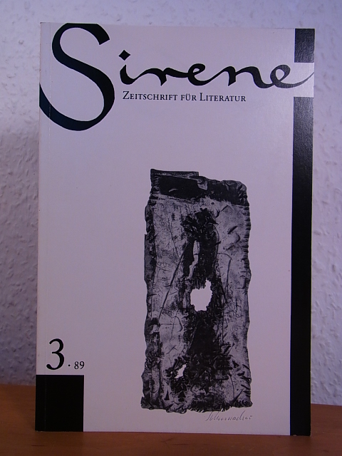 Estran, Chantal (Hrsg.):  Sirene. Zeitschrift für Literatur. 2. Jahrgang, Heft Nr. 3, April 1989 