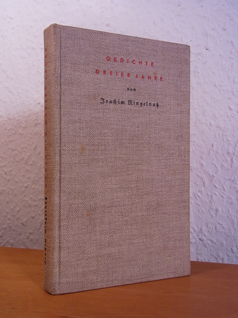 Ringelnatz, Joachim:  Gedichte dreier Jahre. 1. - 5. Tausend 