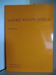 Sachbearbeiterteam  Galerie Koller Zrich. Auktion 43/4 12. und 13. Mai 1980 