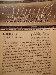 Sievers, Dr. Heinrich (Hrsg.)  Musik im Weltbild. Buchreihe der Braunschweigischen Staatsmusikschule und der Landesmusikschule Hannover. Nr. 1, 1947. Inhalt: Musiker in ihren Briefen I. Folge 