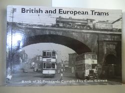 Colin, Garratt:  British and European Trams. Book of 30 Postcards 
